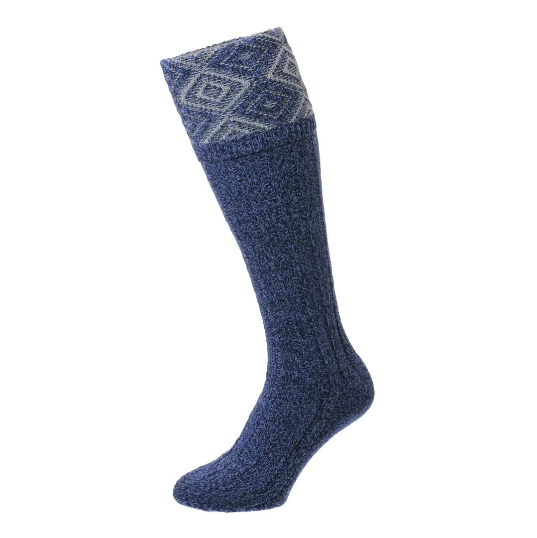 HJ Hall Duncliffe Diamond Texture Shooting Socks