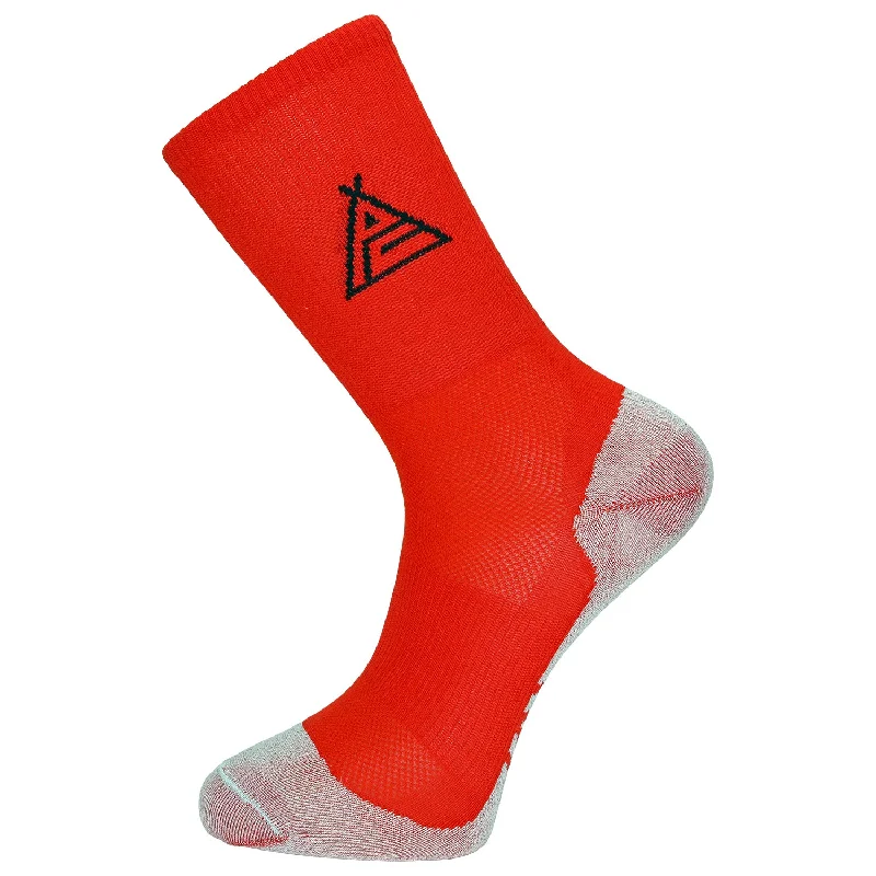 Prendas Lightweight Dryarn-Carbon Red Socks