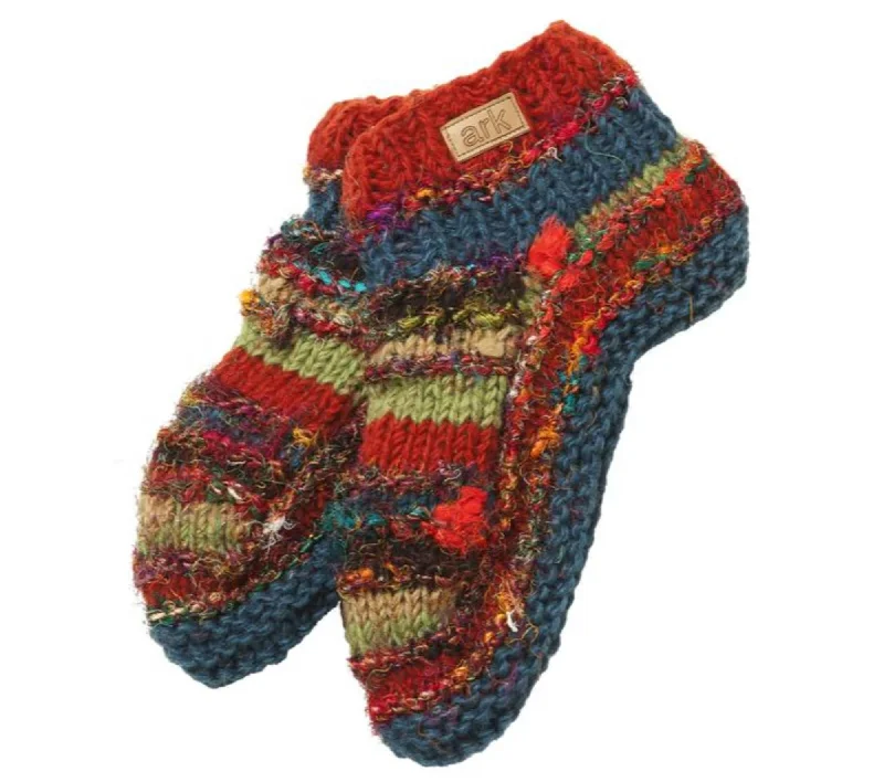 Wool Booties, Wool Slippers, Fleece Lined