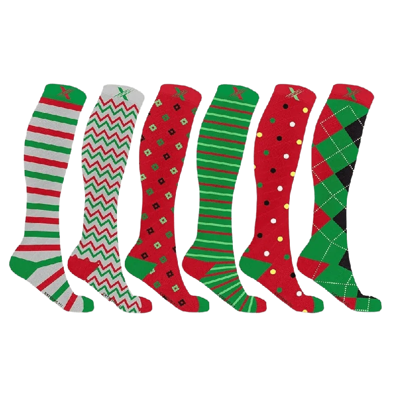 Happy Holidays Socks (6-Pairs)