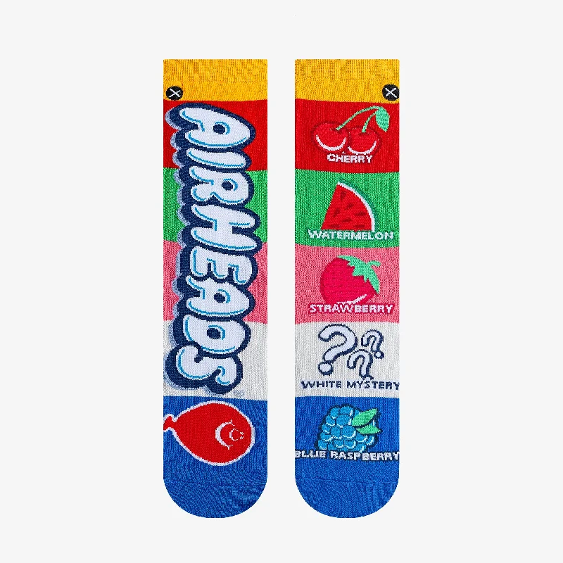 Airheads Flavors Big Kids Crew Socks