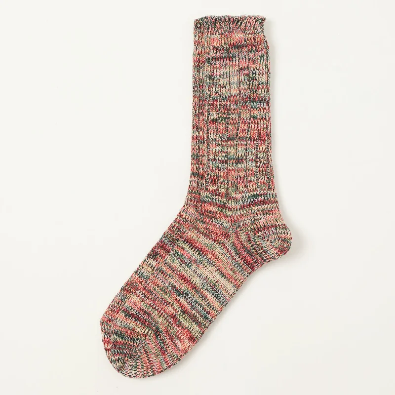 Anonymous Ism 5 Colour Mix Crew Socks - Multi