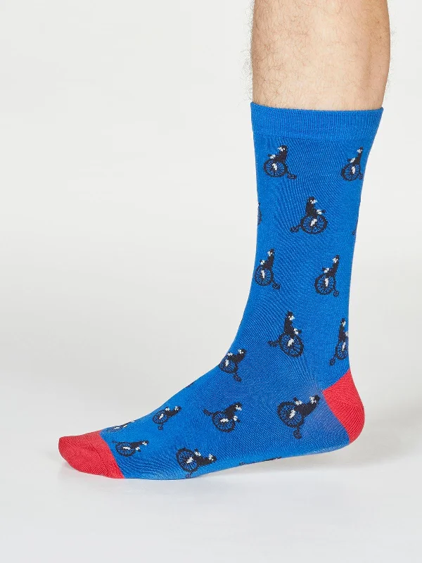 Ashton Bicycle Socks - Bright Blue