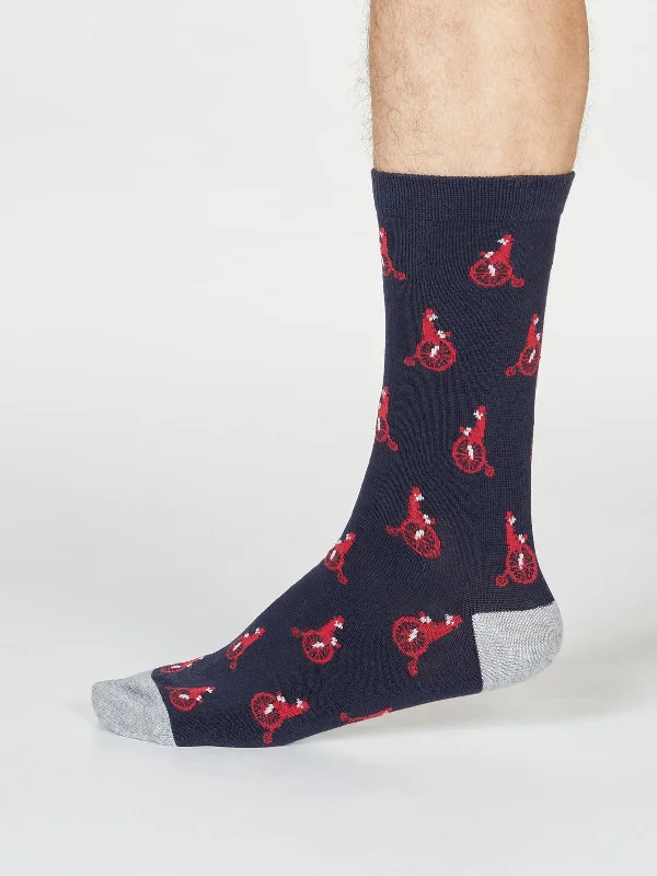 Ashton Bicycle Socks - Dark Navy