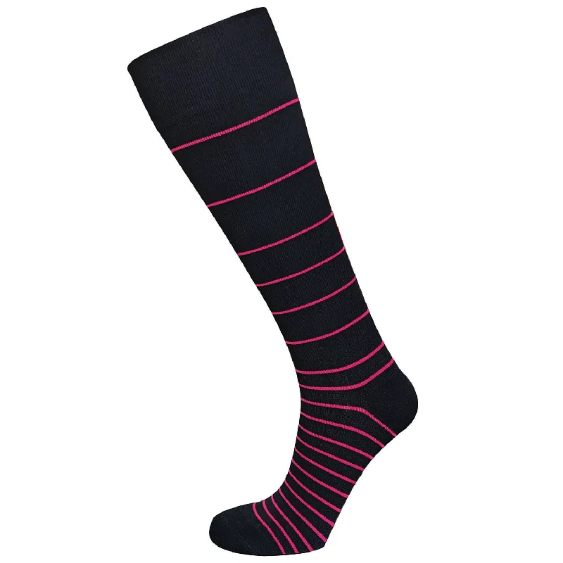 Black w/Pink Stripe