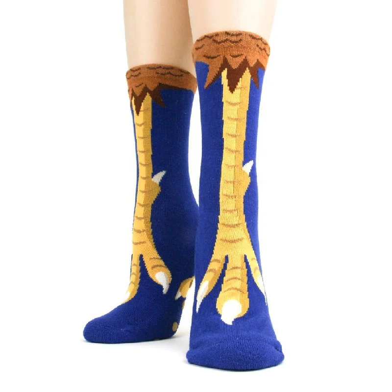 Chicken Feet | Non-Skid Slipper Socks | Women's Crew