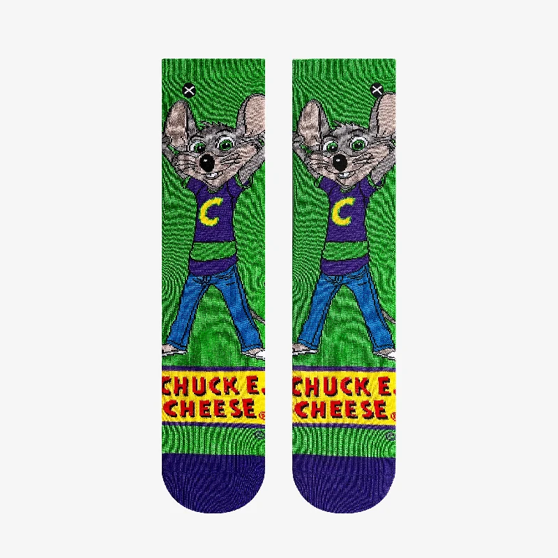 Chuck E. Cheese Cheer Big Kids Crew Socks