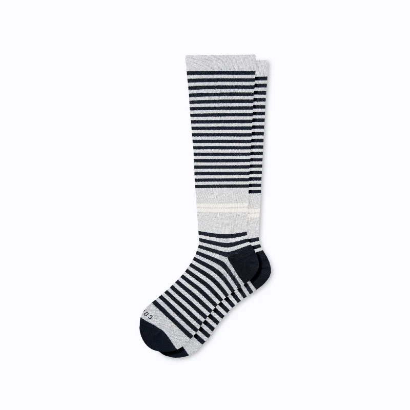 CloudCotton Compression Socks – Grey/Black