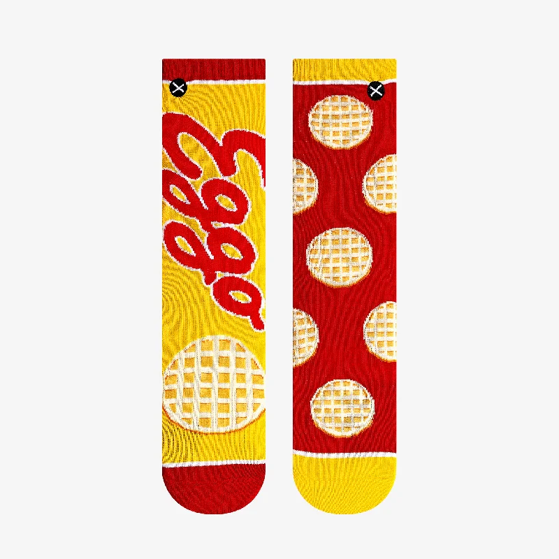 Eggo Split Big Kids Crew Socks