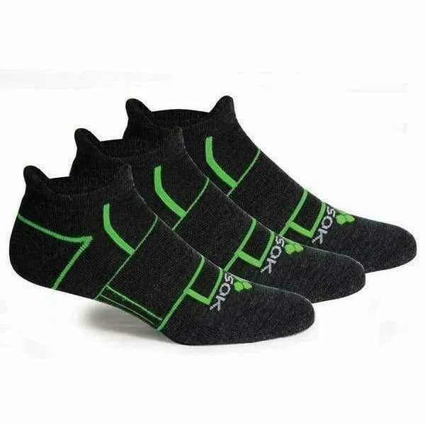 Fitsok ISW Isowool No Show 3-Pack Socks