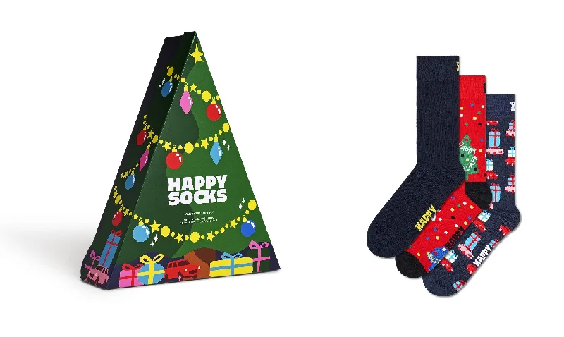 Happy Socks Christmas 'Holiday Tree' Gift Set - 3 Pack