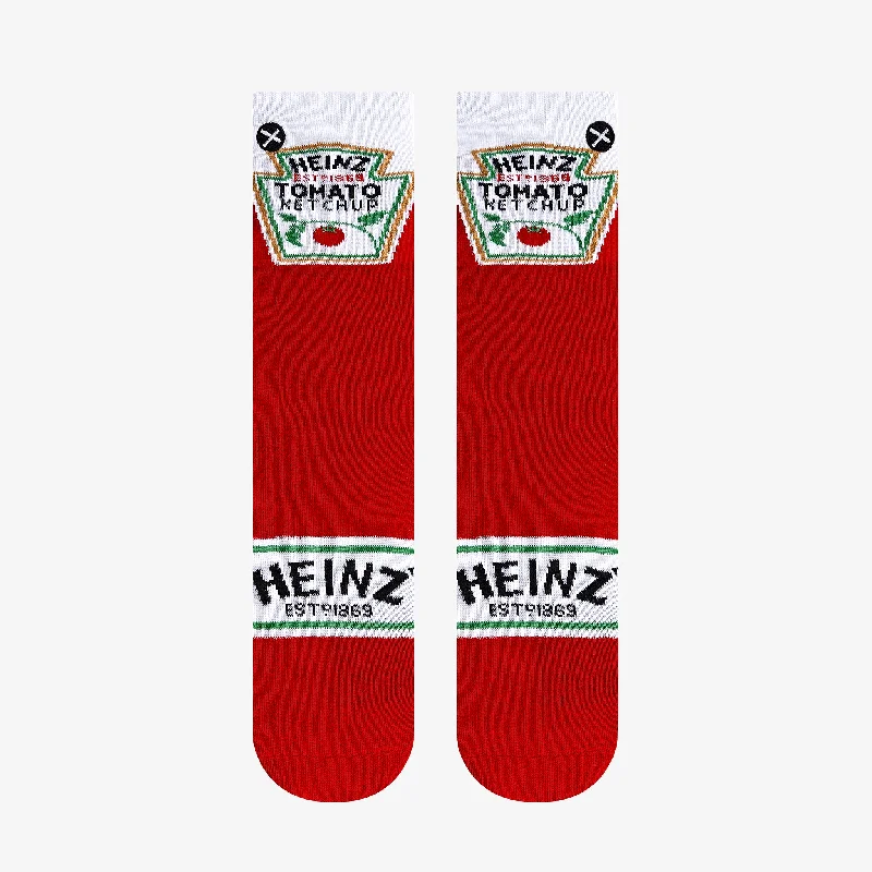 Heinz Ketchup Big Kids Crew Socks