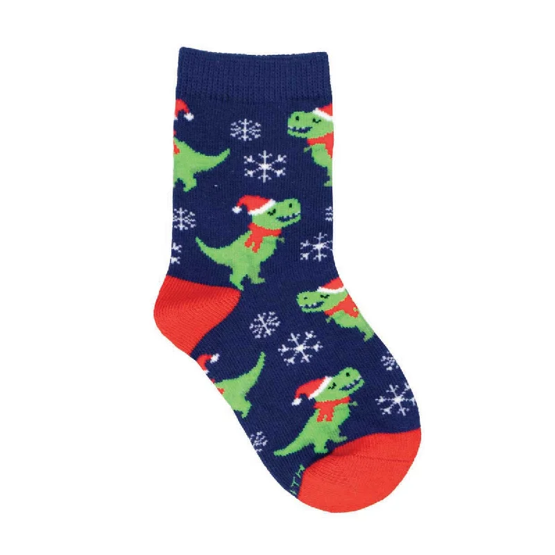 Holiday T-Rex - Cotton Crew