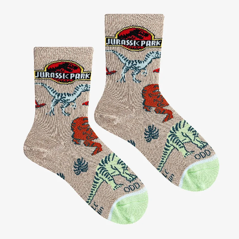 Jurassic Park Dinos Big Kids Crew Socks