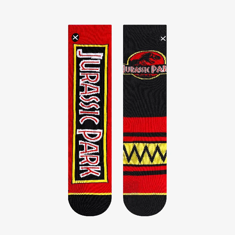 Jurassic Park Split Big Kids Crew Socks