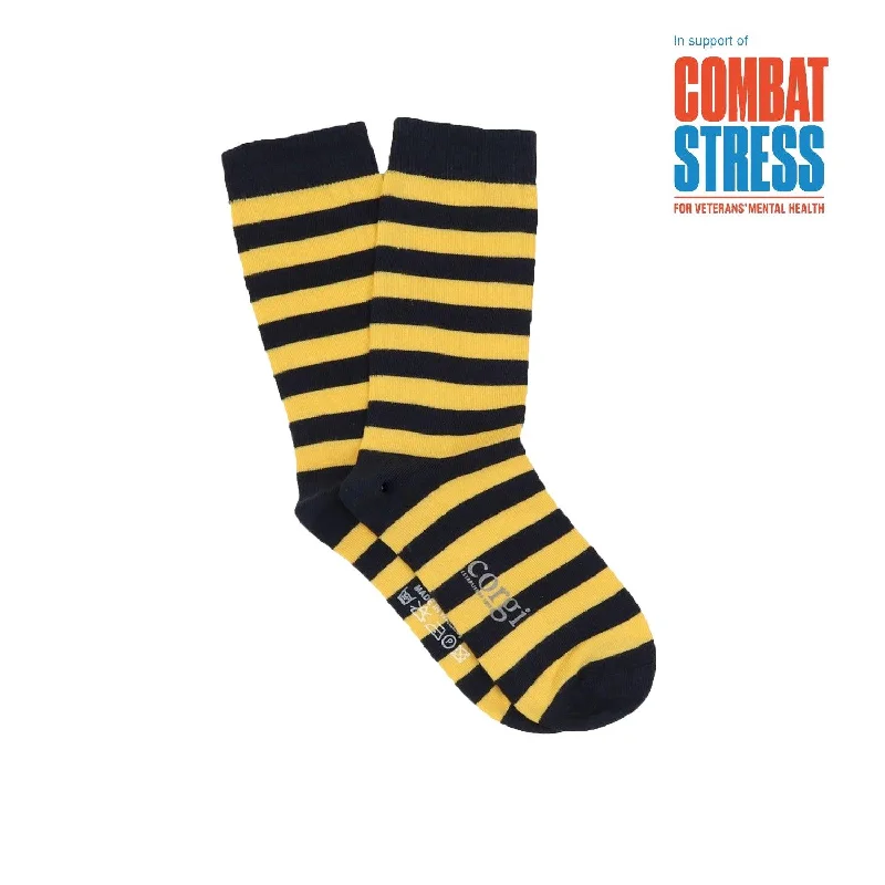 Kids Queen's Own Yeomanry Regimental Striped Cotton Socks