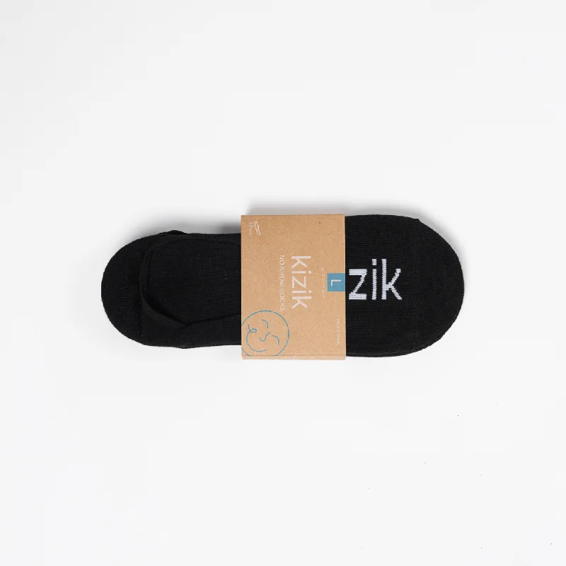 Kizik No Show Socks - Black - 3 Pack