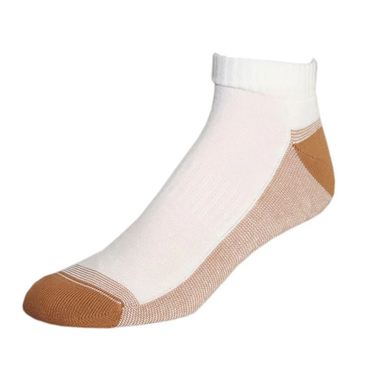 Men's Copper No Show Socks 4000 Pack of 2 Pairs