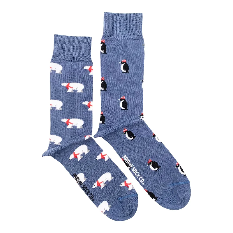 Men's Limited Holiday Edition Polar Bear & Penguin Socks