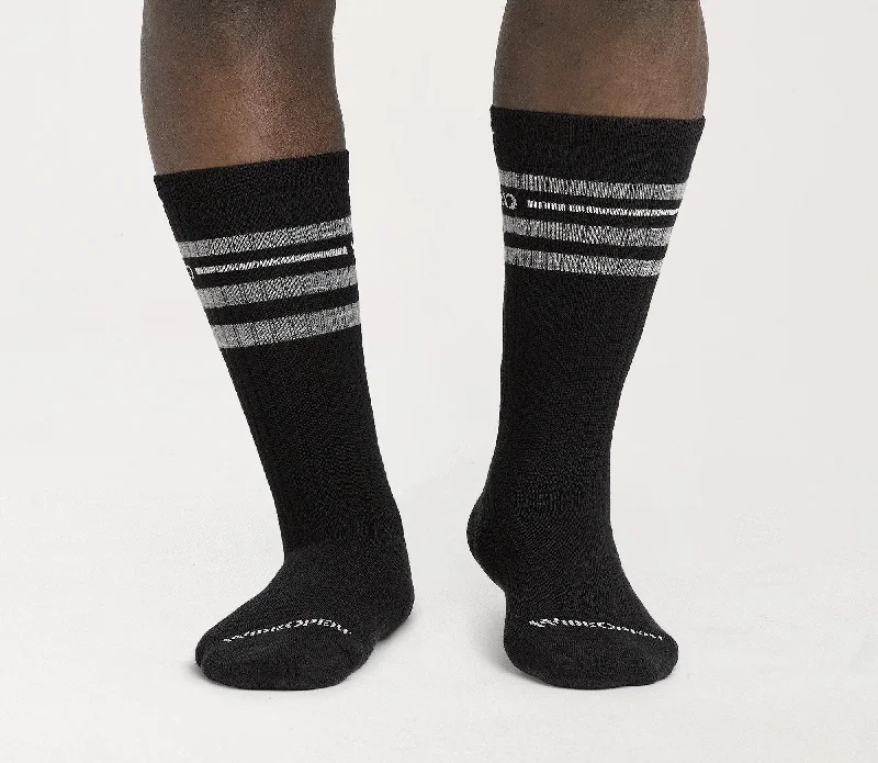 Men’s Vintage Stripe Cushioned Crew Socks