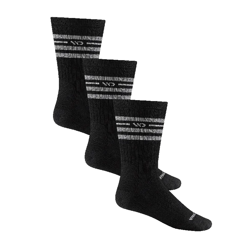 Men's Vintage Stripe Cushioned Crew 3-Pack