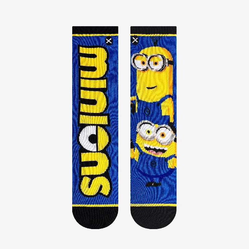 Minions Split Big Kids Crew Socks