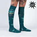 Mystic Moth Knee High Socks