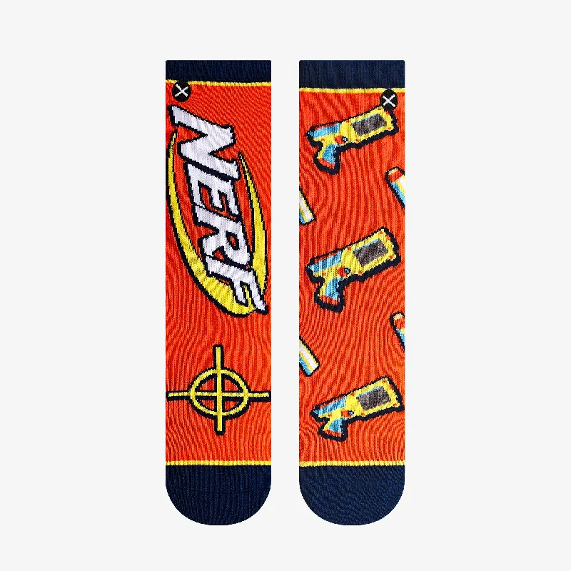 Nerf Split Big Kids Crew Socks