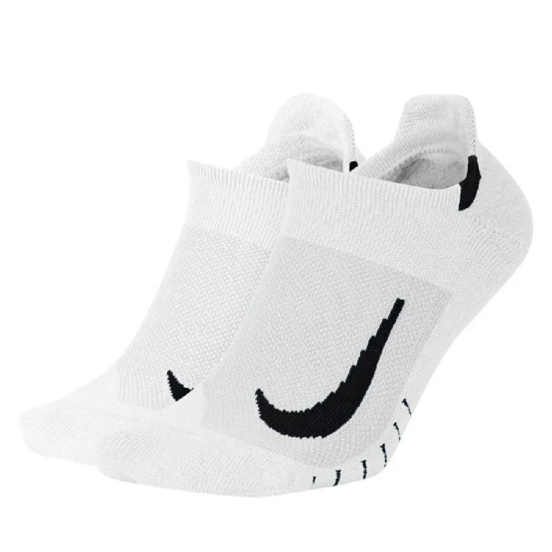 White with Black Swoosh