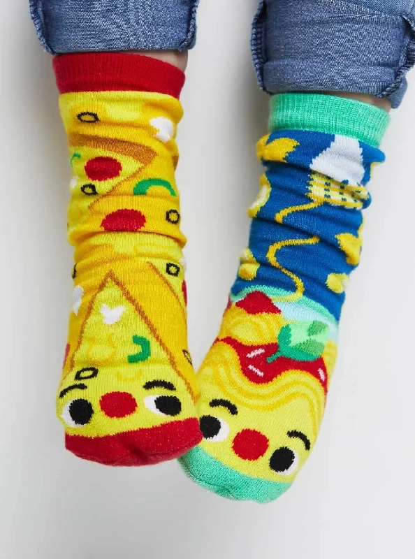 Pizza & Pasta | Kids Socks | Mismatched Cute Crazy Fun Socks - OLD STOCK LAST CHANCE