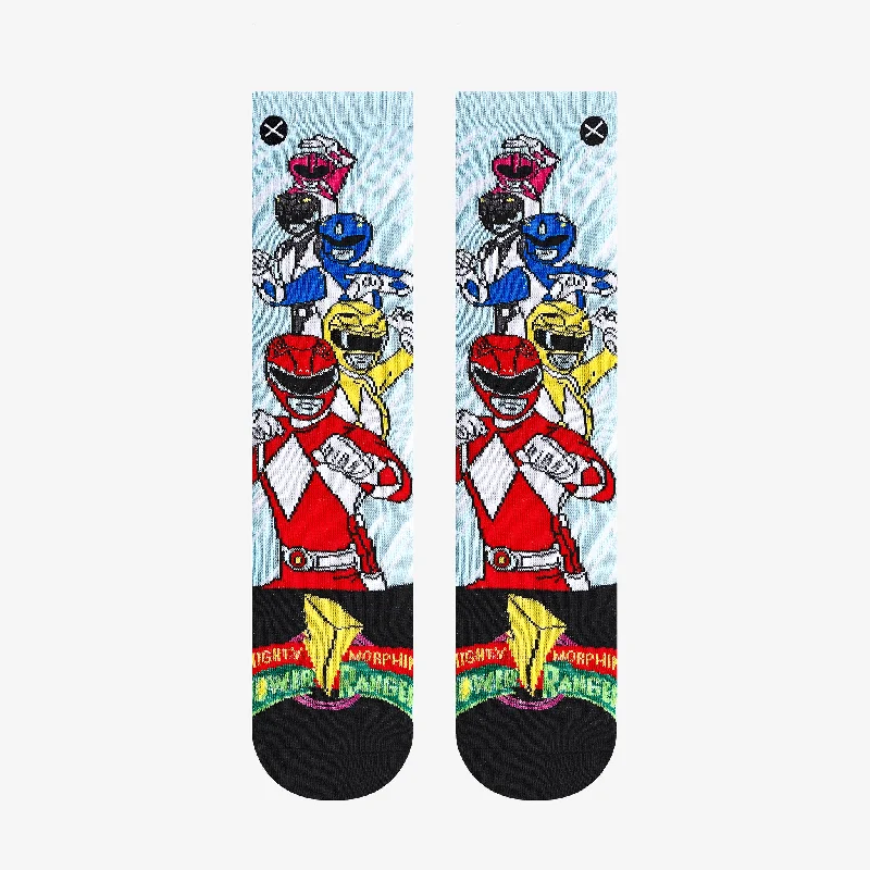 Power Rangers Assembled Big Kids Crew Socks