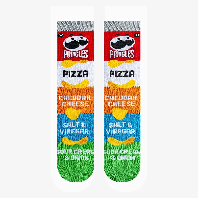 Pringles Flavors Mash-Up Big Kids Crew Socks