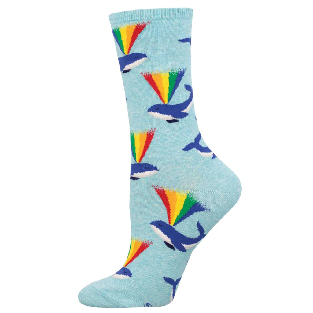 Rainbow Whale | Women's Crew