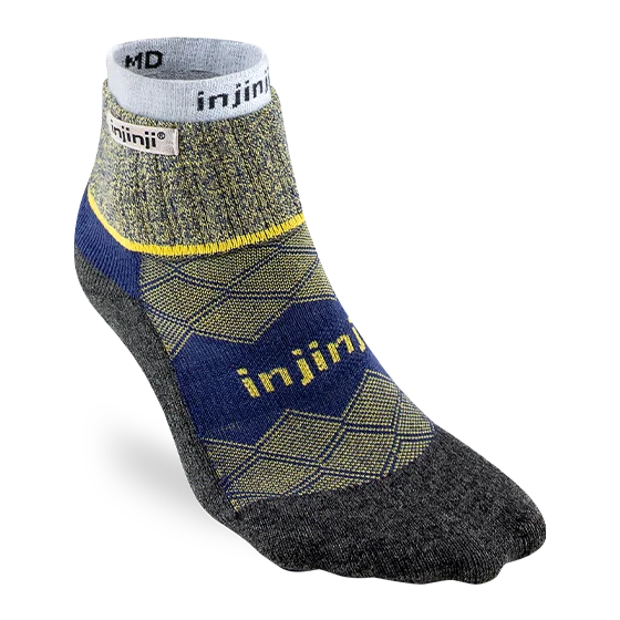 Liner + Runner Mini-Crew Running Socks - by Injinji