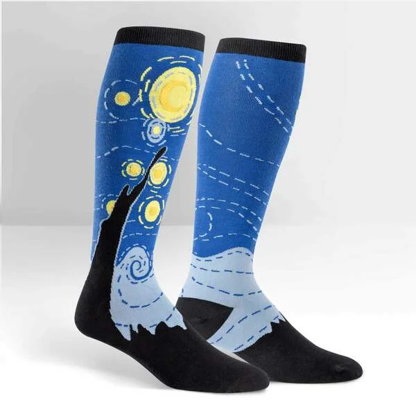 Starry Night Stretch-It Knee High Socks