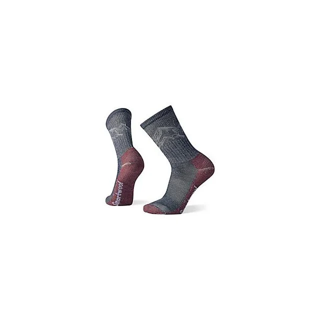 Hike Classic Edition Light Cushion Mountain Pattern Crew Socks