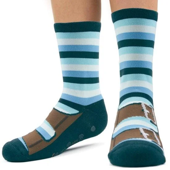 Socks and Sandals | Non-Skid Slipper Socks | Women's Crew