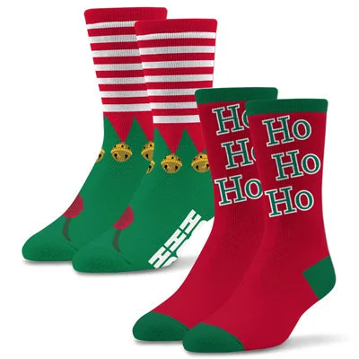 Men's Holiday 2 Pack Ho Ho Ho Socks