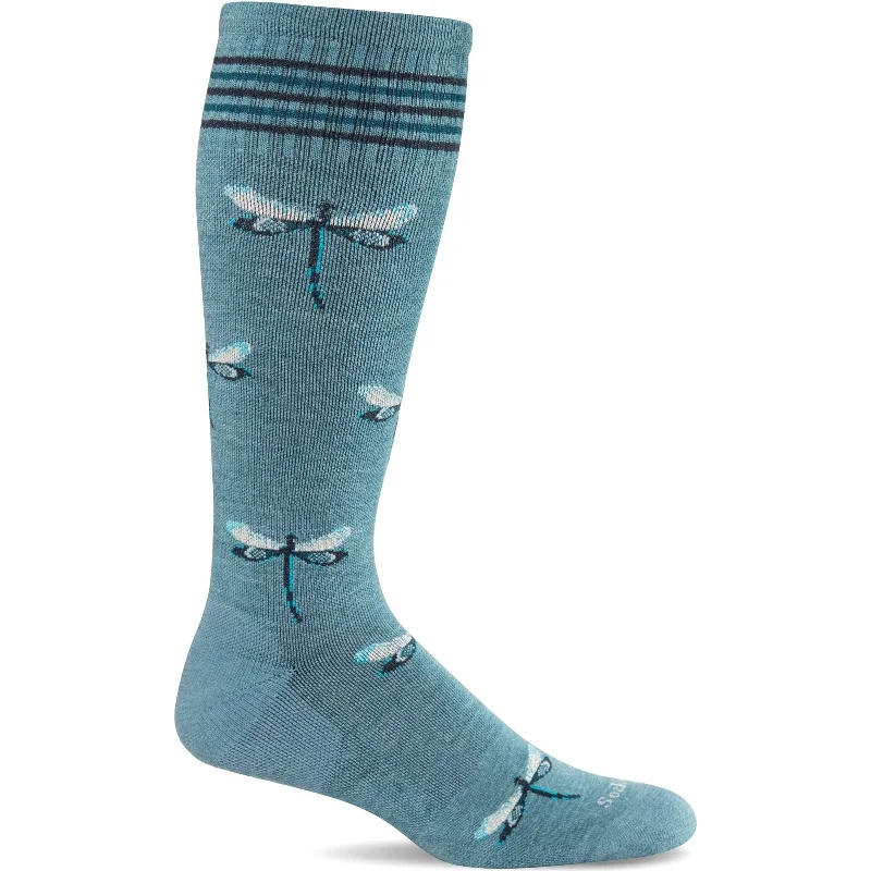 Sockwell Womens Dragonfly Moderate Compression Knee-High Socks