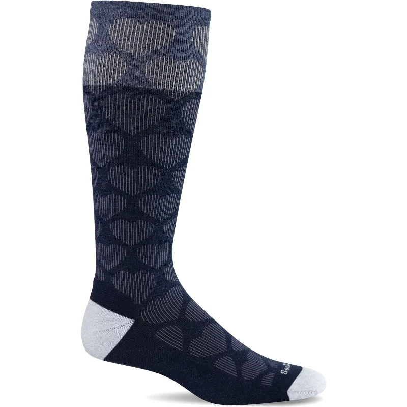 Sockwell Womens Heart Throb Moderate Compression Knee-High Socks