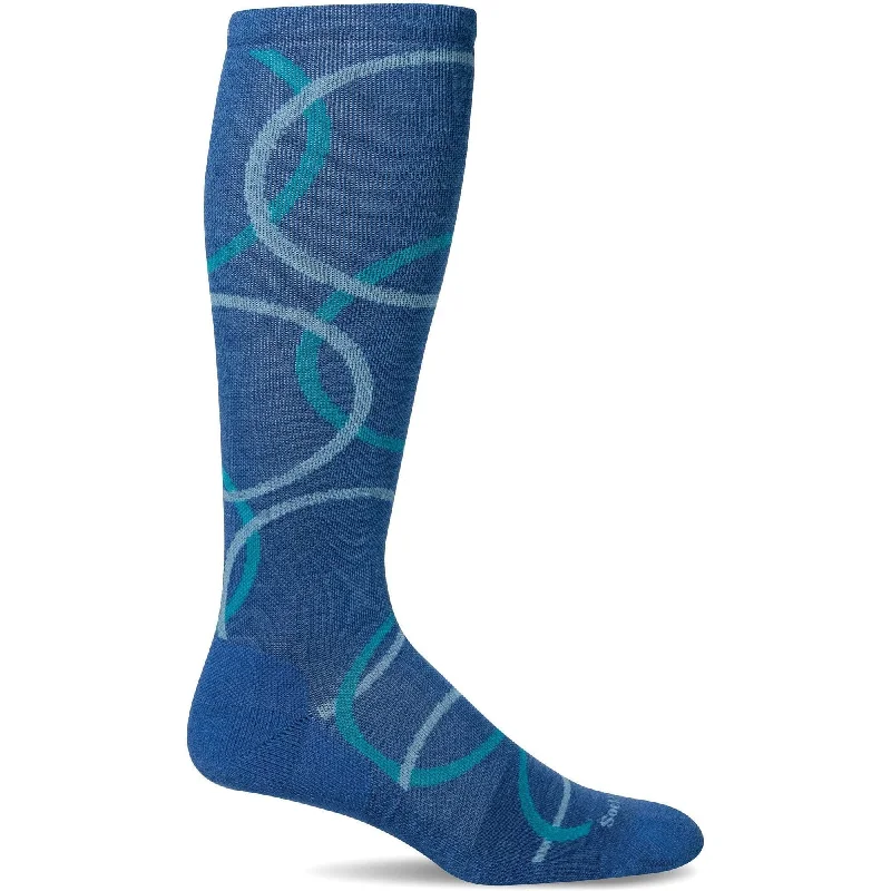 Sockwell Womens In The Loop Moderate Compression Knee High Socks