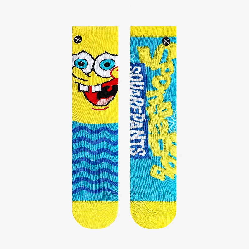 SpongeBob Big Face Big Kids Crew Socks