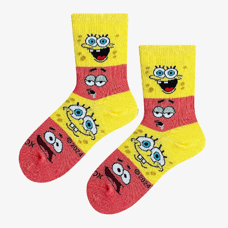 SpongeBob & Patrick Big Kids Crew Socks