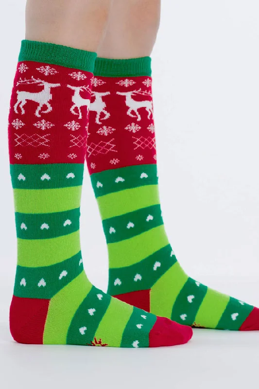 Tacky Holiday Sweater Kid's Knee High