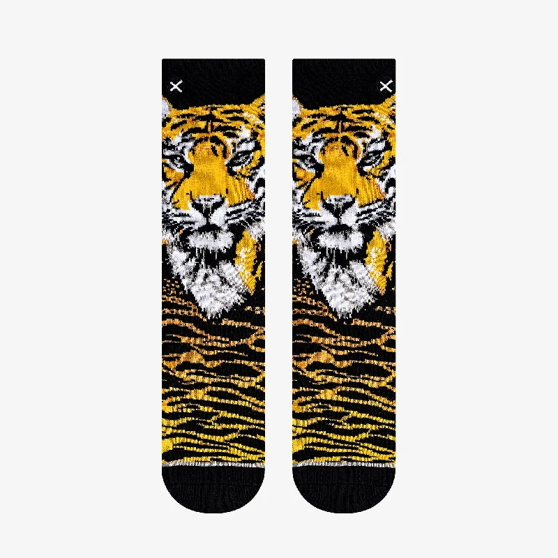 Tiger Big Kids Crew Socks