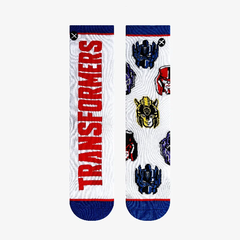 Transformers Split Big Kids Crew Socks