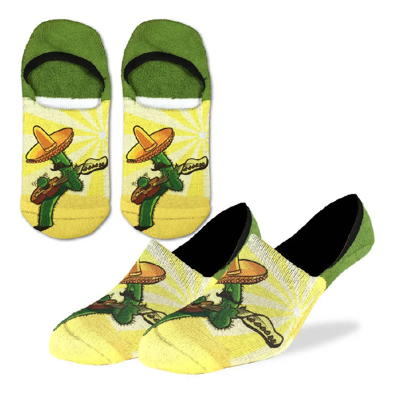 Unisex Cactus Guitar No Show Socks