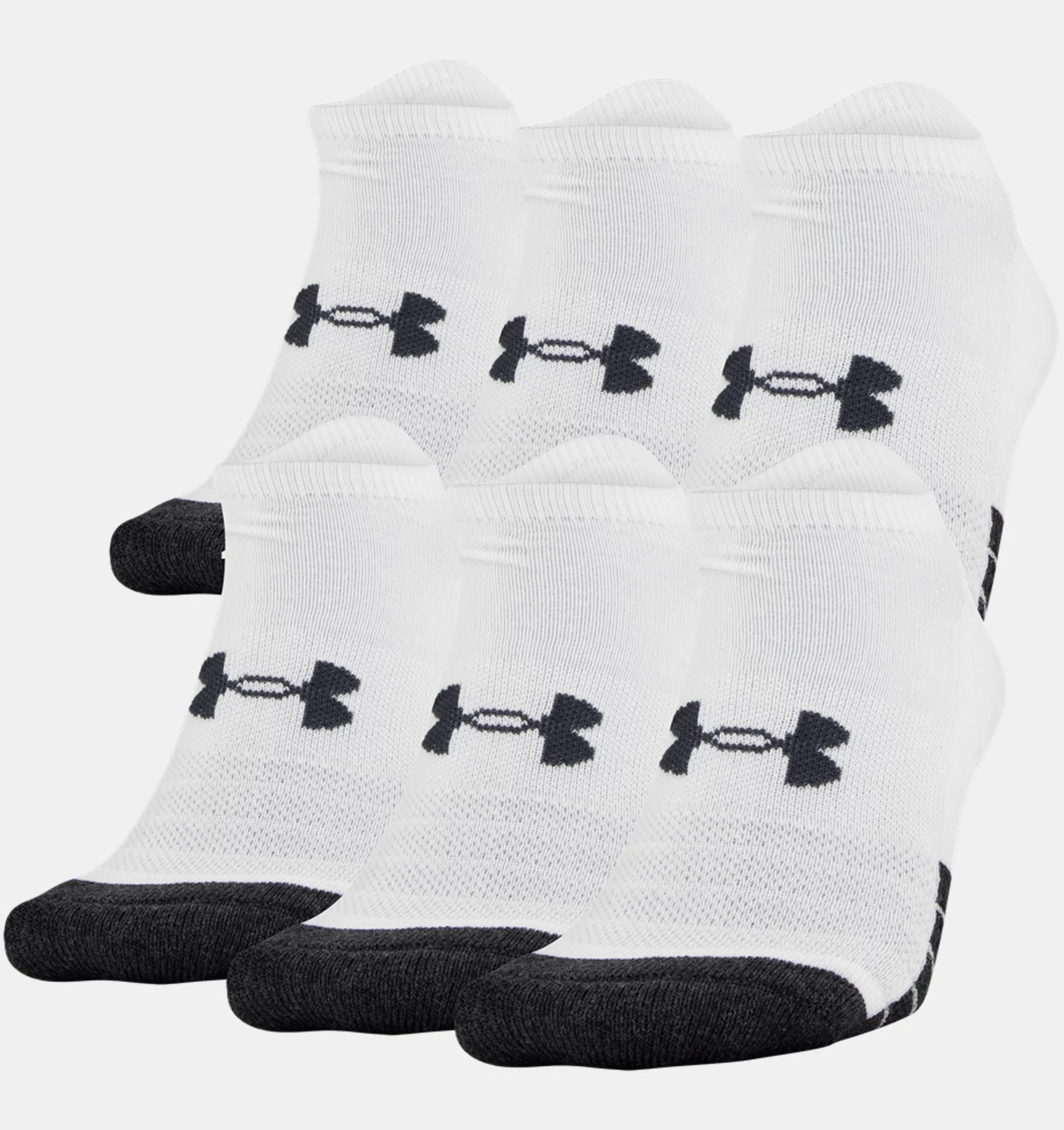 Unisex Under Armour Performance Tech No Show Socks 6-Pack - U6765C6 170