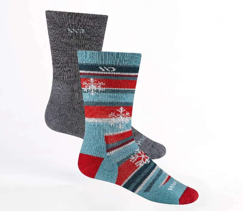 Women's Limited Edition Cushioned Crew Holiday 2-Pack